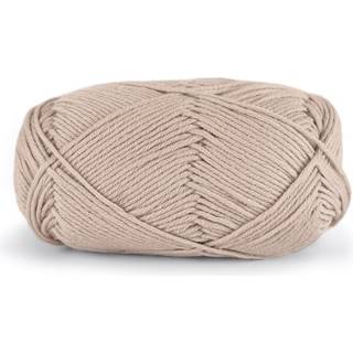 Dale LERKE 8151 Sand Materiale: 53% merinould, 47% egyptisk bomuld Vægt/længde: 50 g = ca 115 meter Anbefalede pinde: 4.00 mm Strikkefasthed: 10 cm = 22 m Vask: Uldvask 30°C / Brug vaskemiddel til uld/silke / Brug ikke skyllemiddel / Tørres fladt.