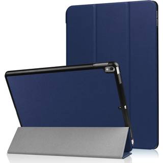 iPad Pro 10.5 / iPad Air (2019) Tri-Fold Læder Cover - Mørkeblå