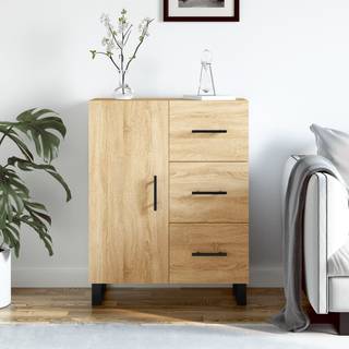 skænk 69,5x34x90 cm konstrueret træ sonoma-eg
