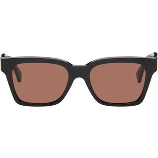 Retrosuperfuture Unisex CX5 America Brown Solbriller Acetat Sort Brun Firkantet Normal