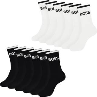 BOSS 6-pak Quarter Stripe CC Sock - Black - Str 39/42