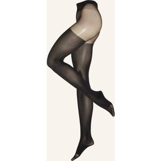 Shiny Sheer Strømpebukser, Black/Pewter, L