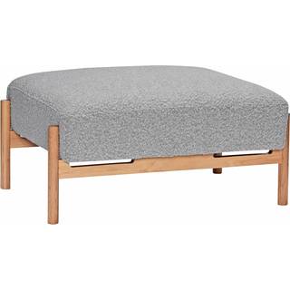 Hübsch Moment Fodskammel - Skamler Polyester Grå - 21927