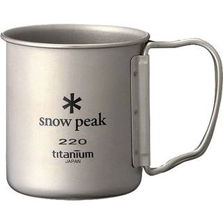 Snow Peak Single Wall Mug 220 Titanium
