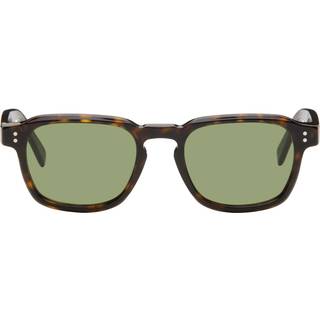 Retrosuperfuture Unisex KVT Luce 3627 Green Solbriller Acetat Havana Grøn Firkantet Normal