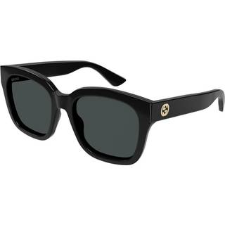 Gucci GG1338SK Asian Fit 001 54 Solbriller Kvinder Black - Black - 54mm