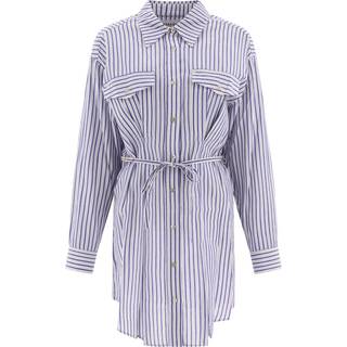 Marant Etoile Liliane striped poplin shirt dress - multicoloured - XXS