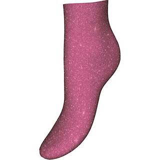 HUGO strømper i pink m. glimmer til kvinder
