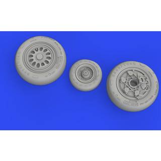 F-16C wheels late 1/48 for KINETIC