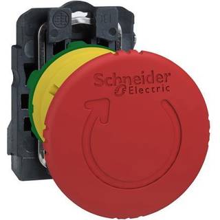 Schneider Nødstop komplet tryk/drej ø40 1xnc+mc