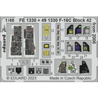 F-16C Block 42 from 2006 1/48 for KINETIC