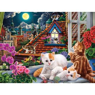 CEACO - Harmony - Image World - Kittens i m?neskin - 500 stykke puslespil