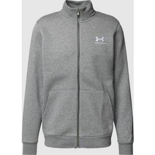 Sweatshirt Under Armour UA Essential Flc Track Jkt-GRY 1381035-012 Størrelse 3XL