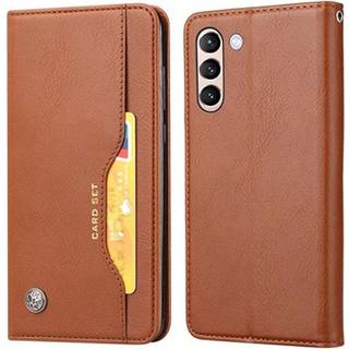 Card Set Series Samsung Galaxy S21 FE 5G Pung Taske - Brun