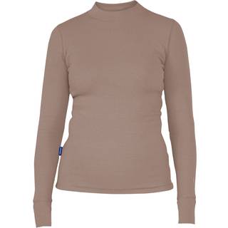 Algae ribbed long sleeve OCN Weed® top - Taupe - XL