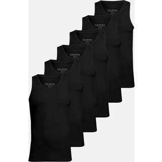 Tanktop 6-pak | Bambusviskose | Sort