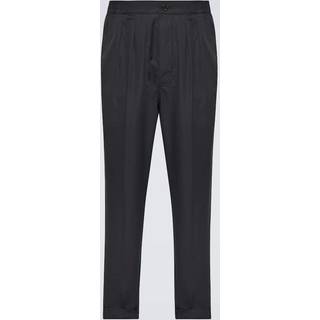 Tom Ford Cotton and silk straight pants - black - 36