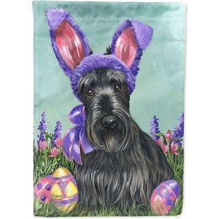 Caroline's Treasures PPP3172GF Scottie Easter Bunny Garden Flag Mailbox Flag Dekorativt Yard Flag Banner Uden for g?rdhave Kunstv?rker