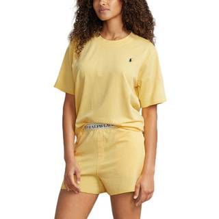 Polo Ralph Lauren Short Sleeve Shirt And Short Set - Yellow - Medium