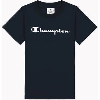 Champion American Classics Legacy Girls T-Shirt - Navy-2 - Medium
