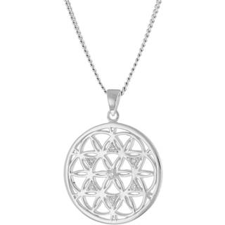 trendor 15945 Damen-Kette Mandala 925 Silber