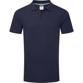 Genanvendelig poloshirt i økologisk bomuld - Marine (Størrelse: XXXL)