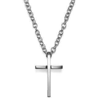 Korshalskæde af Poleret Stål