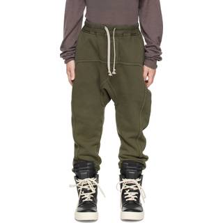 Rick Owens Kids Cotton jersey sweatpants - green - Y 12