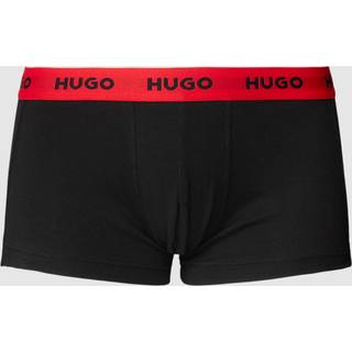Hugo Boss Trunk 3 Pack Black/ Red L - Red - L