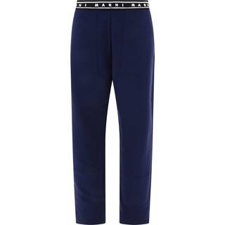 Marni Cotton straight pants - blue - EU 52