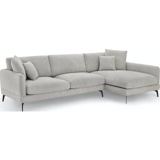 Maggie chaiselong sofa højre vendt - grå stof