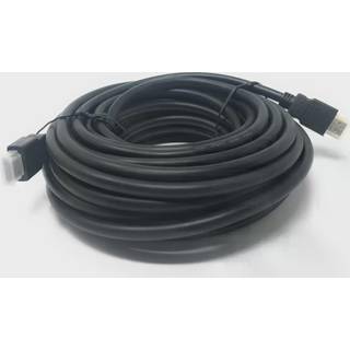 High Speed HDMI Kabel med Standard-Stik (Type A) 10m, Sort, Forgyldt Tilslutninger