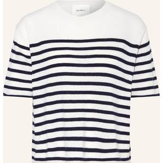 LISA YANG T-Shirt Cila Stripe Cashmere 0 (XS-S) - White - 0 (XS-S)