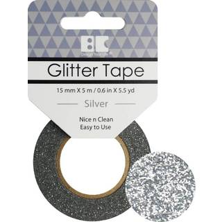 Bedste skabelse GTS001 Glitter Tape 15mm med 5 m s?lv