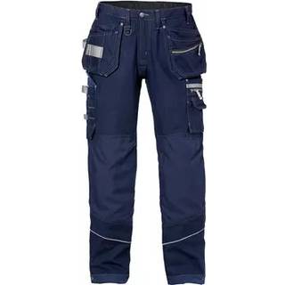 Kansas 127392 Gen Y håndværkerbukser / Arbejdsbukser Mørk Marine D104