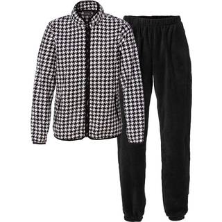 Trofe Houndstooth Set - Black - XX-Large