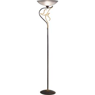 Amabile uplight, rust-gold, hvidt glas