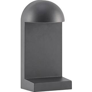 Lucande Jasmia sokkellampe, aluminium, mørkegrå, G9