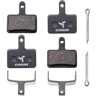Corki Cycles 2 par Semi-metallisk cykelskivbromsbelägg för TRP Tektro Shimano