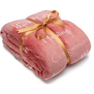 Chanasya premium sympati varm knus gave kast tæppe - helbredende gave brystkræft kemo overlevende få godt omsorgsfuld gaver - komfort lyserød gav