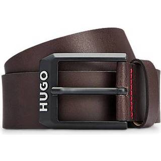 HUGO Gelio Leather Belt Brown
