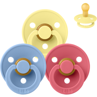 BIBS Rund Colour Sut - Sampak - 3 stk. - Str. 1 - Colour Splash