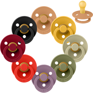 BIBS Rund Colour Sut - Sampak - 8 stk. - Str. 1 - Happy Halloween