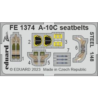 A-10C seatbelts STEEL 1/48 ACADEMY