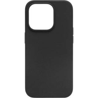 Linocell Gummifodral til iPhone 15 Pro - Sort