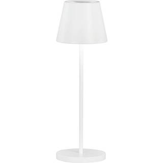 Cosenza LED-akku-bordlampe 2, højde 34 cm sandhvid