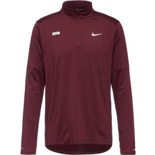 Nike Dri-Fit Dri-FIT Element Flash Half-Zip Running Shirt Men - Red, Silver, Size S - red