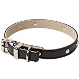 WOUAPY Hundehalsbånd med Hjerter 35 cm Sort