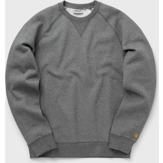 Chase Sweatshirt, Dark Grey Heather/Gold, XXL