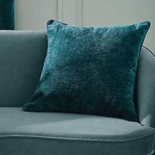 Hyperion Hyperion Rich Teal Blue Selene Luxury Chenille Piped Cushion